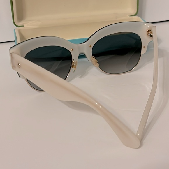 Kate Spade Nikki/S 0RRK Sunglasses Black White - Picture 5 of 8